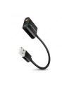 axagon ADA-12 Zewnętrzna karta dzwiękowa USB 2.0 48kHz/16-bit stereo, metal, kabel USB-A 15 cm - nr 9