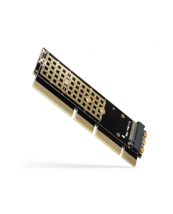 axagon PCEM2-1U Adapter wewnętrzny PCIe x16/x8/x4, M.2 NVMe M-key slot, 1U