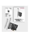 axagon Kontroler PC(wersja europejska)-43RS PCIe 4x port USB 3.2 GEN 1, UASP VIA, 15-pin SATA zasilacz - nr 7