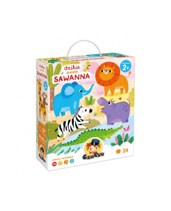 CzuCzu Dzikie puzzle Sawanna 2+