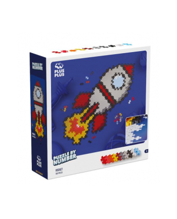 dante Plus Plus Puzzle by number Rakieta 500 elementów 3930