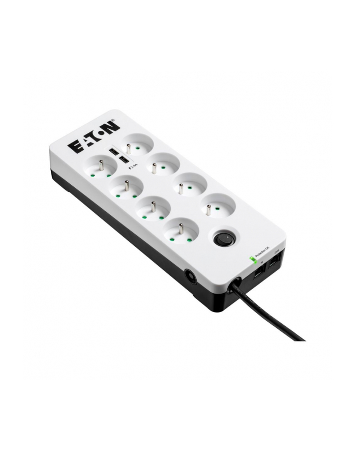 eaton Listwa antyprzepięciowa Pczerwonyection Box 8 Tel@ USB FR główny