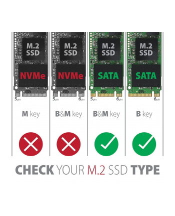 axagon PCES-SA4M2 Kontroler PCIe 2x wewnętrzny port SATA 6G + 2x wewnętrzny port M.2 B-key SATA, SP ' LP