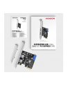 axagon Kontroler PC(wersja europejska)-232VLS  PCIe 2+2x port USB 3.2 GEN 1, UASP, SP ' LP, 15-pin SATA zasilacz - nr 10