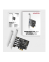 axagon Kontroler PC(wersja europejska)-43RS PCIe 4x port USB 3.2 GEN 1, UASP VIA, 15-pin SATA zasilacz - nr 10