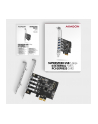 axagon Kontroler PC(wersja europejska)-43RS PCIe 4x port USB 3.2 GEN 1, UASP VIA, 15-pin SATA zasilacz - nr 15