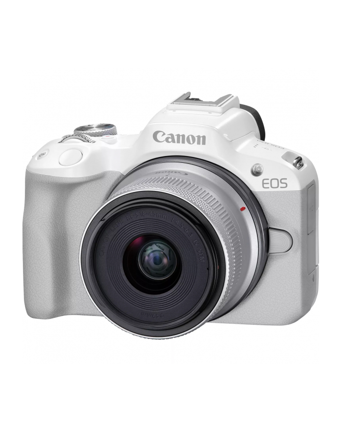 canon Aparat bezlusterkowy EOS R50 WHT +RF-S 18-45 IS STM 5812C013 główny