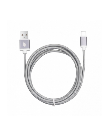 tb Kabel USB-USB C 1.5m szary sznurek premium