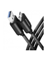 axagon BUMM3-AM10AB Kabel Micro-B USB  USB-A 3.2 Gen 1, 1m, 3A, ALU, PVC Czarny - nr 23
