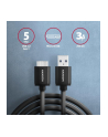 axagon BUMM3-AM10AB Kabel Micro-B USB  USB-A 3.2 Gen 1, 1m, 3A, ALU, PVC Czarny - nr 27