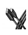 axagon BUMM3-CM10AB Kabel Micro-B USB,  USB-C 3.2 Gen 1, 1m, 3A, ALU, PVC Czarny - nr 23