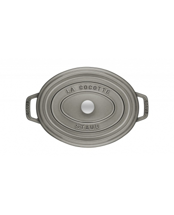 staub Garnek żeliwny owalny 3.2l La Cocotte, grafitowy