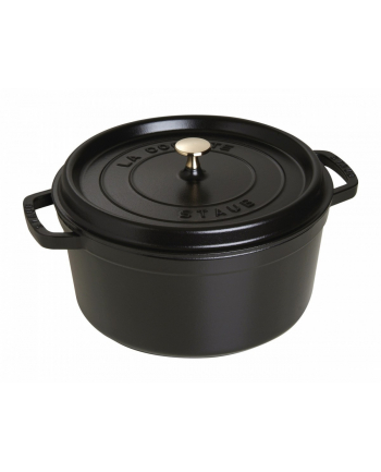 staub Garnek żeliwny okrągły 6.7l La Cocotte, czarny