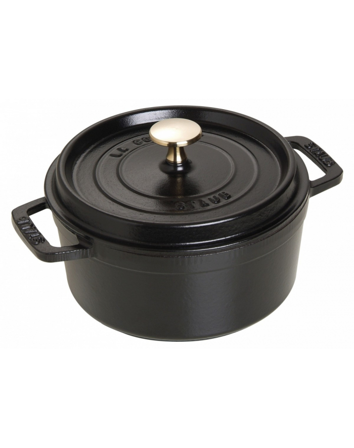 staub Garnek żeliwny okrągły 1.7l La Cocotte, czarny główny