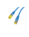 LANBERG Patchcord Kat.6A S/FTP LSZH CU 0.5m niebieski - nr 6
