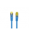 LANBERG Patchcord Kat.6A S/FTP LSZH CU 1m niebieski - nr 3