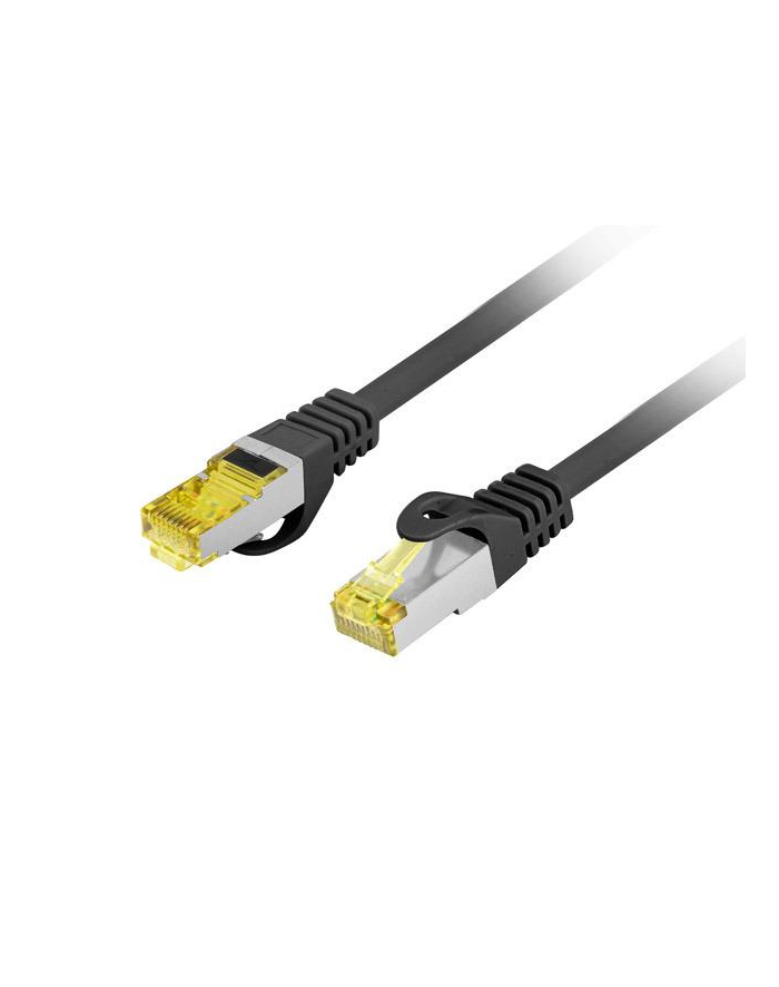 LANBERG Patchcord Kat.6A S/FTP LSZH CU 2m czarny główny