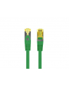 LANBERG Patchcord Kat.6A S/FTP LSZH CU 2m zielony - nr 1