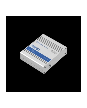 TELTONIKA TSW101 AUTOMOTIVE POE+ SWITCH for in-vehicle solutions 4xPoE+ ports with 802.3af and 802.3at support