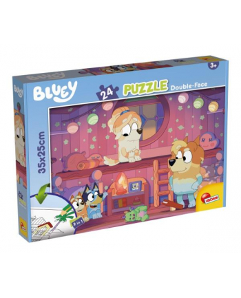 lisciani giochi Puzzle podłogowe dwustronne M-Plus 24el Bluey Story Time 99542 LISCIAN