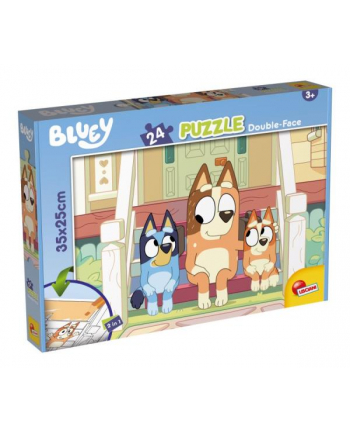 lisciani giochi Puzzle podłogowe dwustronne M-Plus 24el Bluey Mr Monkey Jocks 99559 LISCIANI