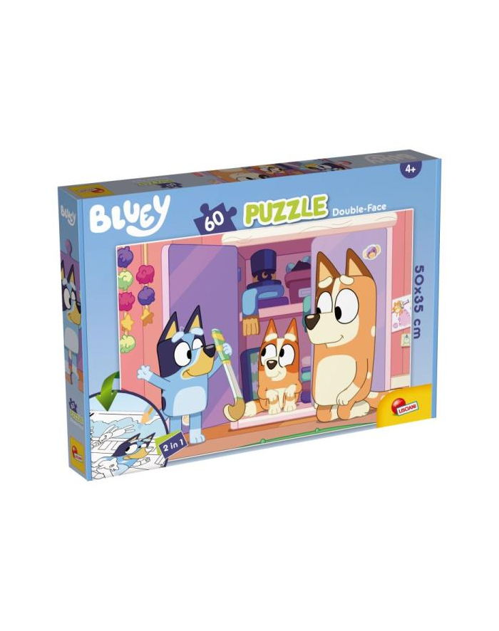 lisciani giochi Puzzle podłogowe dwustronne Plus 60el Bluey 99573 LISCIAN główny