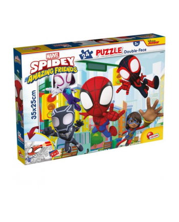 lisciani giochi Puzzle podłogowe dwustronne M-Plus 24el Marvel Spidey 99603 LISCIAN