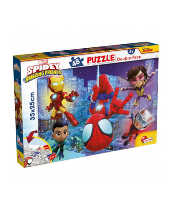 lisciani giochi Puzzle podłogowe dwustronne M-Plus 48el Marvel Spidey 99610 LISCIAN