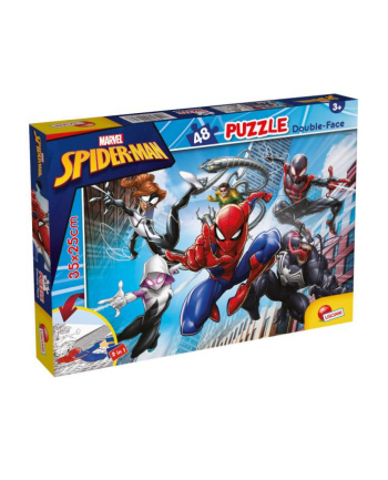 lisciani giochi Puzzle podłogowe dwustronne M-Plus 48el Marvel Spiderman 99627 LISCIAN