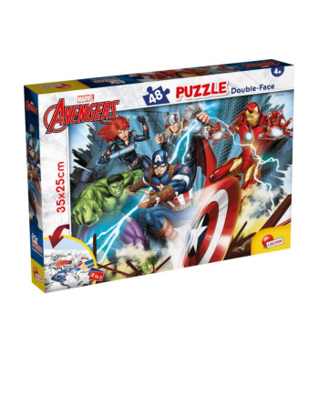 lisciani giochi Puzzle podłogowe dwustronne M-Plus 48el Marvel Avengers 99641 LISCIAN