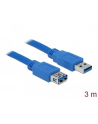 delock Przedłużacz USB 3.0 A (M) - A (F) 3 m. - nr 4