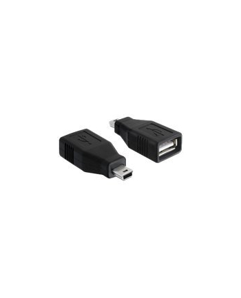 delock Adapter USB A(F)->USB Mini(M)