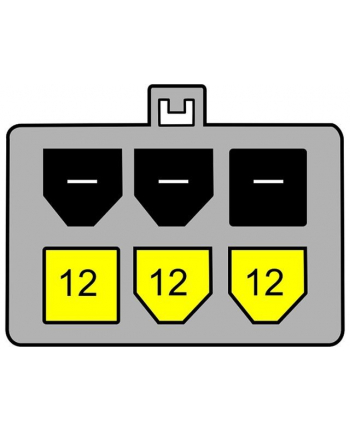 delock Kabel rozdzielacz zasilania 2xHDD/1xPCI Express 6Pin nr 2