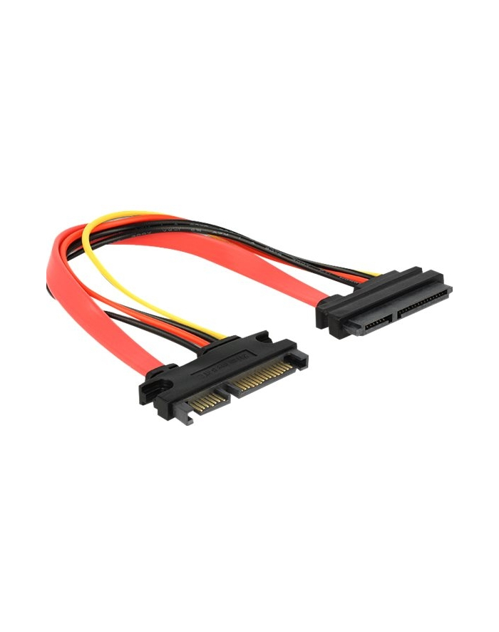 delock Przedłużacz SATA 7PIN+Zasilanie 15PIN(M/F) 20cm główny