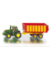 siku Traktor John Deere z przyczepą - nr 1