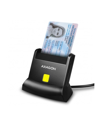 axagon CRE-SM2 Czytnik kart identyfikacyjnych ' SD/microSD/SIM USB nr 1