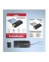 axagon CRE-SMP2A Czytnik kart identyfikacyjnych ' SD/microSD/SIM card PocketReader USB - nr 11