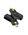 axagon CRE-SMP2A Czytnik kart identyfikacyjnych ' SD/microSD/SIM card PocketReader USB - nr 29