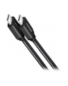 axagon BUCM3-CM30AB Kabel USB-C  USB-C, 3.0m, PD 60W, 3A, ALU, oplot, czarny - nr 21