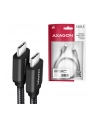 axagon BUCM3-CM30AB Kabel USB-C  USB-C, 3.0m, PD 60W, 3A, ALU, oplot, czarny - nr 30