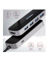 axagon HMC-6H4A Wieloportowy hub 4x USB-A + HDMI, USB-C 3.2 Gen 1, PD 100W, 20cm USB-C kabel - nr 12