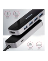 axagon HMC-6H4A Wieloportowy hub 4x USB-A + HDMI, USB-C 3.2 Gen 1, PD 100W, 20cm USB-C kabel - nr 28