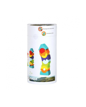 maksik Balansująca krzywa wieża zabawka drewniana LD-9 12862 Cubika nr 1