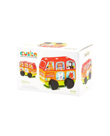 maksik Mini-bus drewniany Szczęśliwe zwierzątka LM-10 13197 Cubika nr 1
