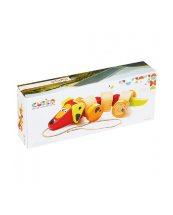 maksik Pies Jamnik do ciągnięcia na sznurku drewniany 13623 Cubika nr 1