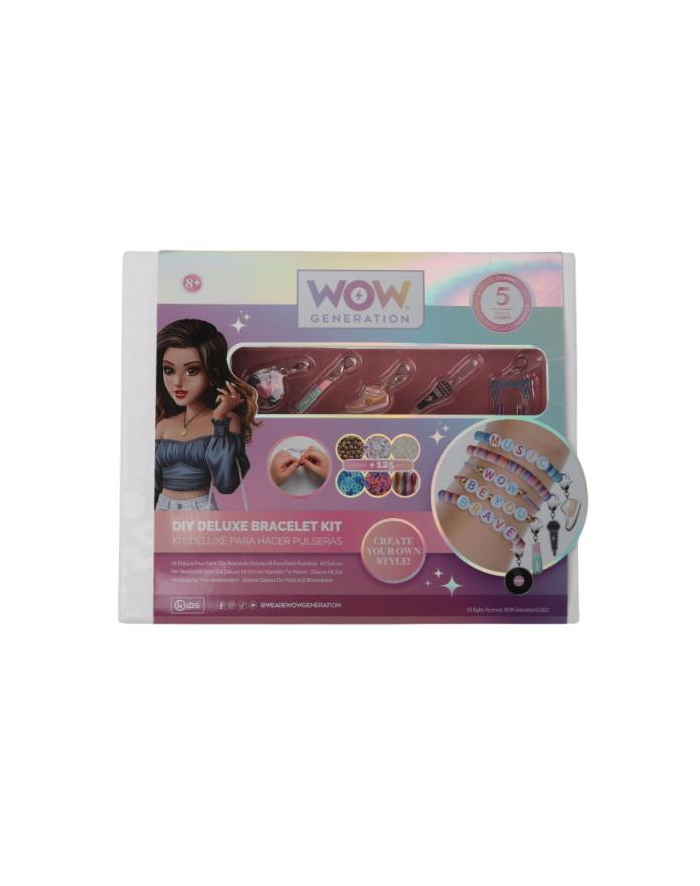 Zestaw Deluxe kreatywny z 5 metalowymi zawieszkami do bransoletek WoW Generation WOW00005 Kids Euroswan główny