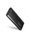 axagon EEM2-SB2 Obudowa zewnętrzna aluminiowa bezśrubowa USB-C 3.2 Gen 2 - M.2 NVMe / SATA SSD 30-80mm ALU pudełko czarne + USB-A - USB-C redukcja - nr 31
