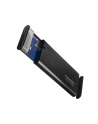 axagon EEM2-SB2 Obudowa zewnętrzna aluminiowa bezśrubowa USB-C 3.2 Gen 2 - M.2 NVMe / SATA SSD 30-80mm ALU pudełko czarne + USB-A - USB-C redukcja - nr 32