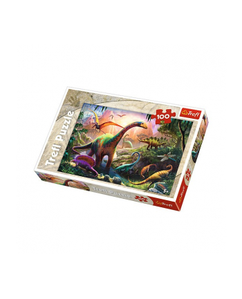 trefl 100 EL. Świat dinozaurów