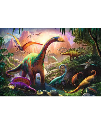 trefl 100 EL. Świat dinozaurów